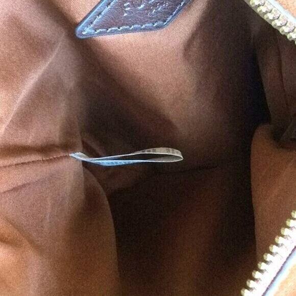 Fossil Women Shoulder Bag Brown Leather 8" x 8" NWOT - Picture 4 of 7